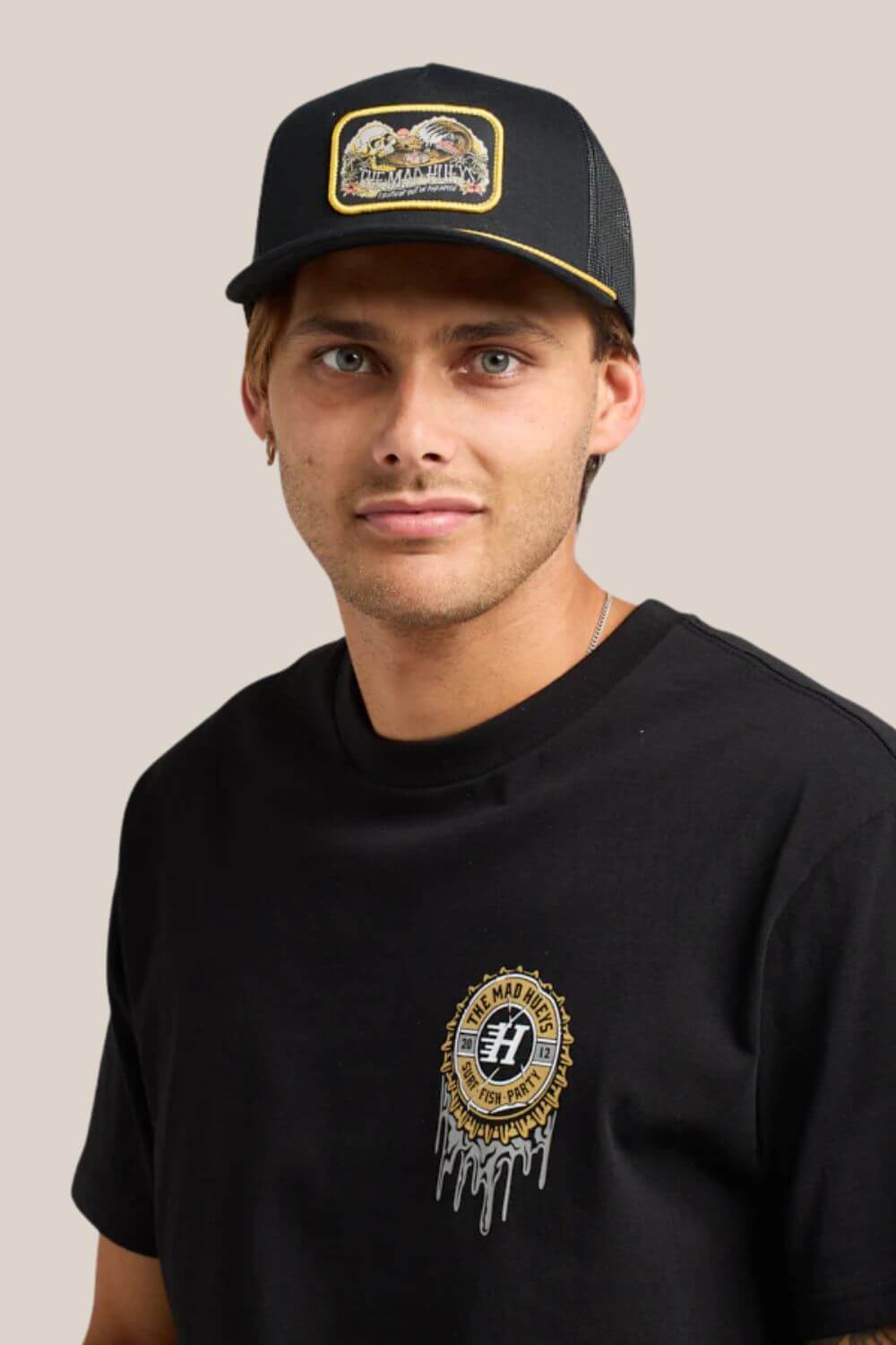 The Mad Hueys Frothin Out Twill Trucker