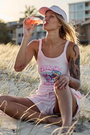 The Mad Hueys BBQ Girl Visor