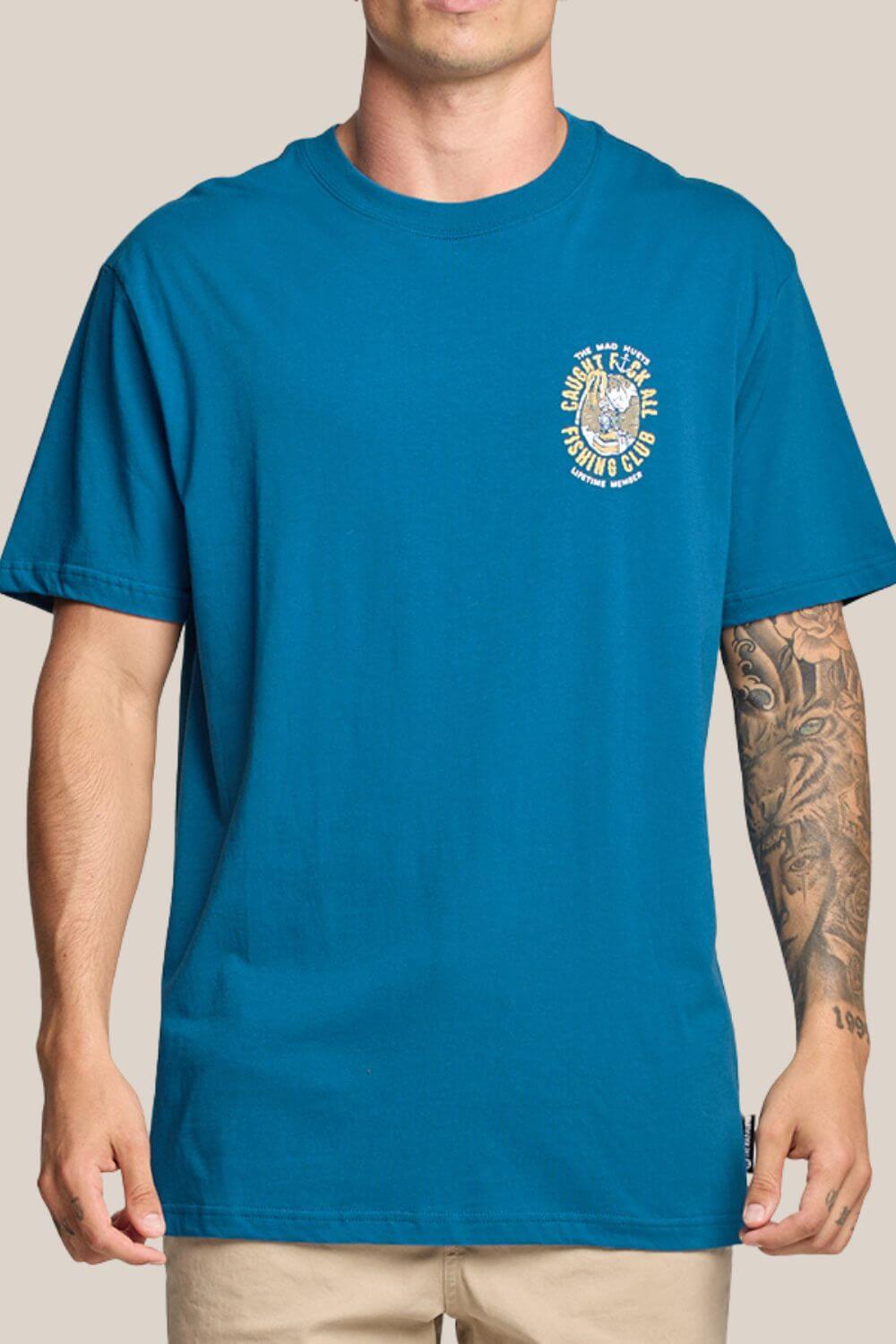 The Mad Hueys Caught Fk All SS Tee