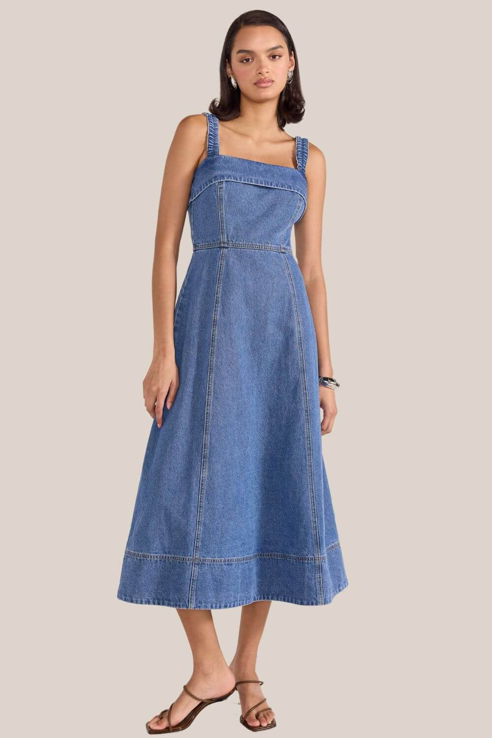 Staple The Label Tate Denim Midi Dress