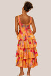 Kachel Alma Sleeveless Tiered Maxi Dress