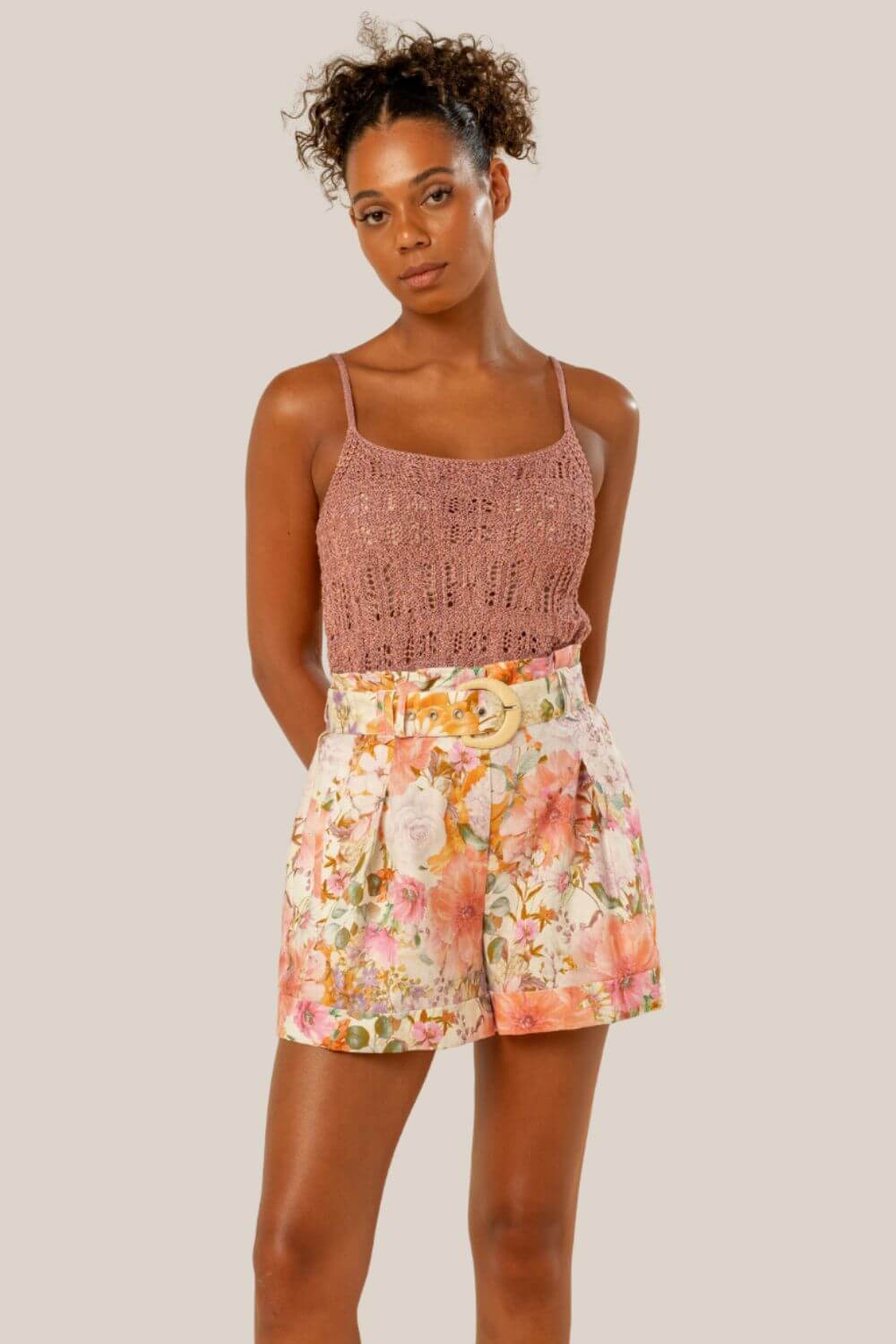 Kachel Milly Belted Shorts