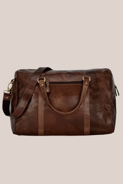 Cobb & Co Soho Leather Overnight Duffel Bag