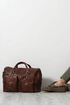 Cobb & Co Soho Leather Overnight Duffel Bag