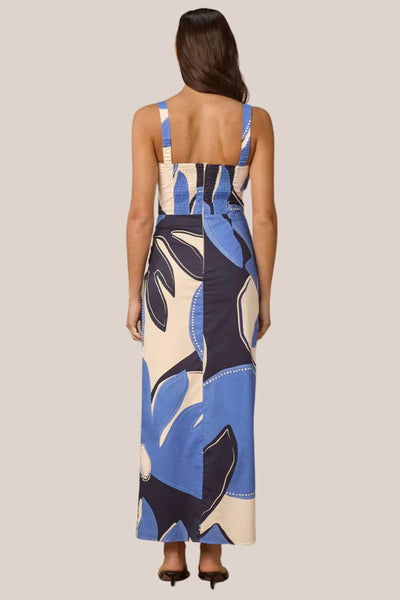 Mon Renn Twilight Palms Maxi Dress