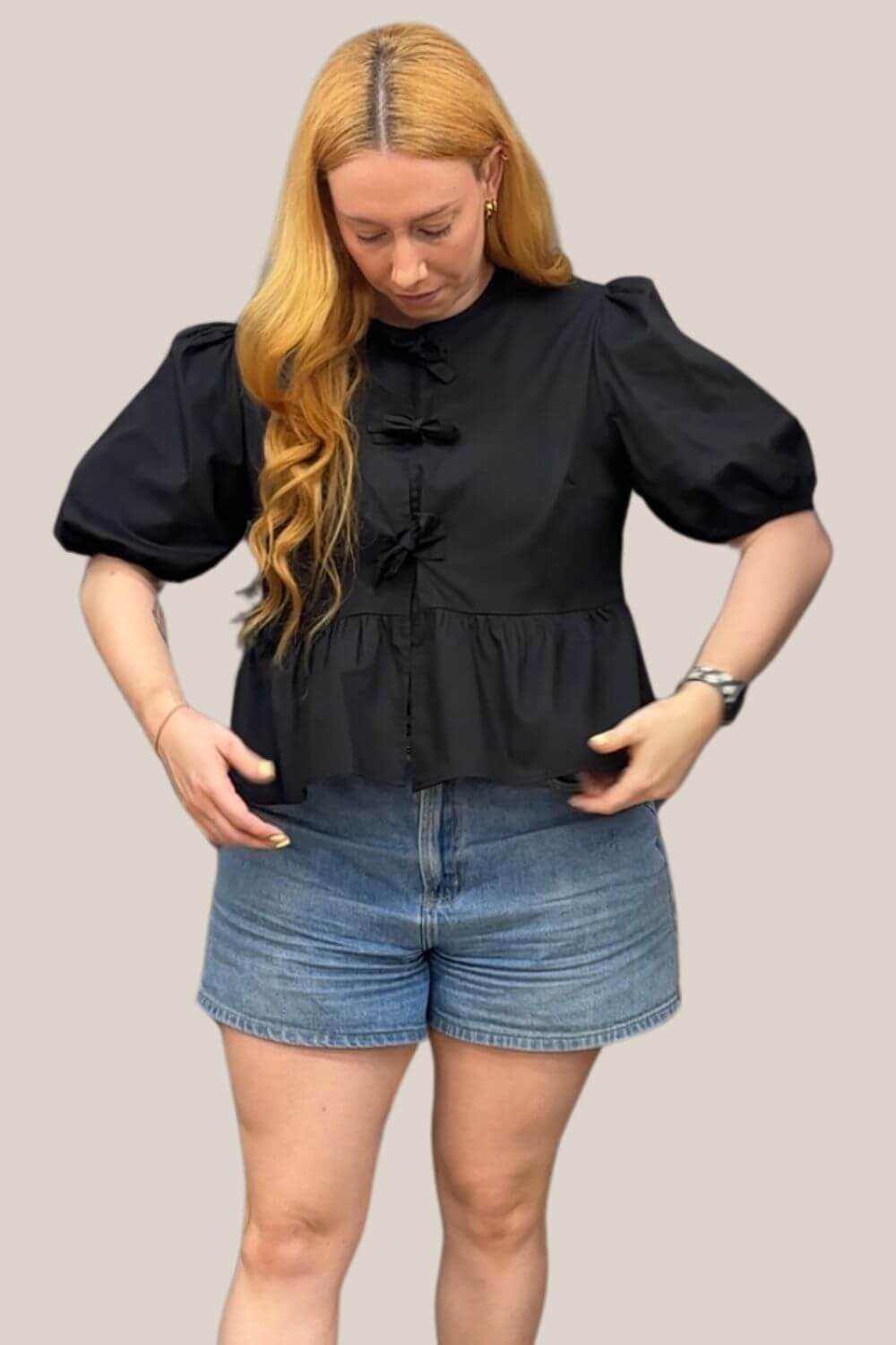 Penny Bow Front Top
