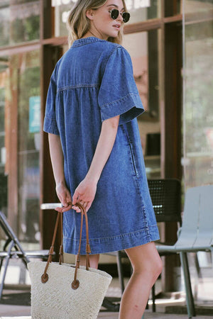 Ceres Life Half Placket Tunic Dress