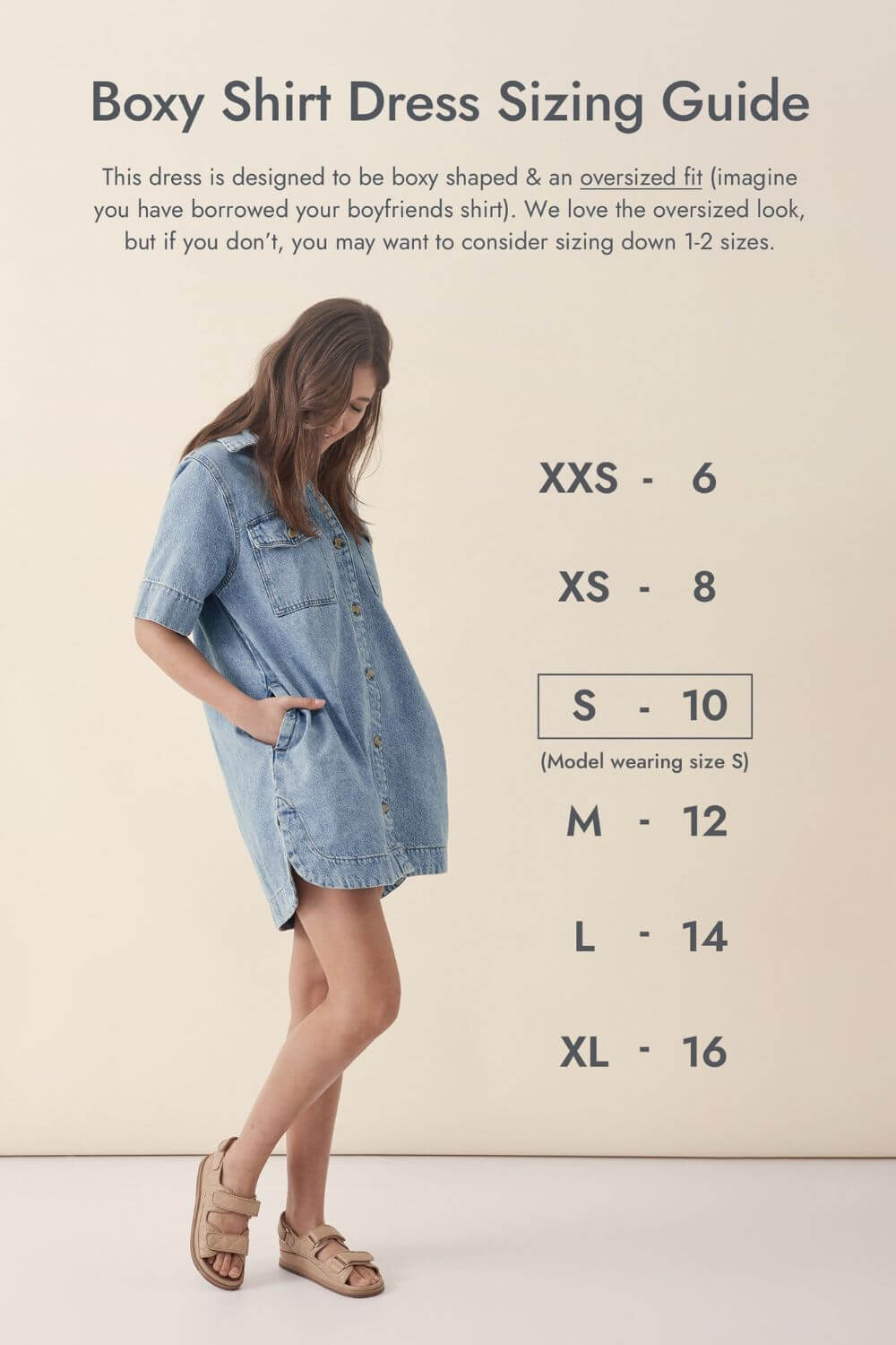 Ceres Life Boxy Shirt Dress