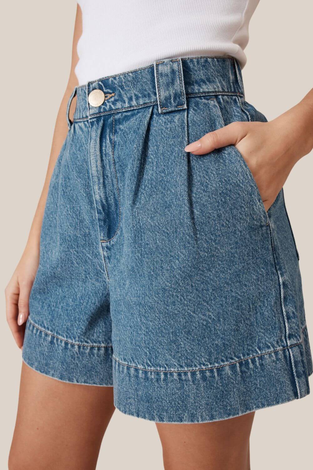 Ceres Life Pleat Front Short