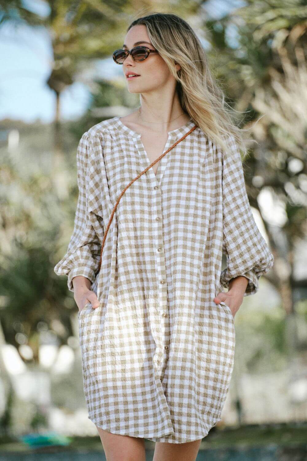 Ceres Life Crinkle Mini Dress