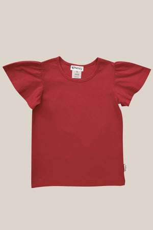 Love Henry Girls Frill Sleeve Top