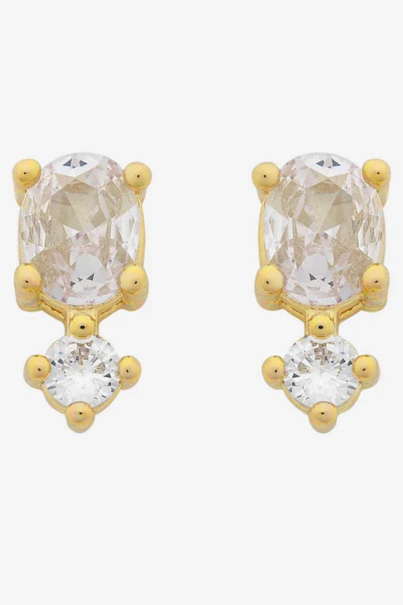 Liberte Nico CZ Stud Earring