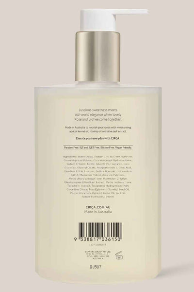 Circa Rose & Lychee Hand Wash 450ml