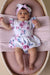 Snuggle Hunny Lilac Skies Short Sleeve Organic Dress