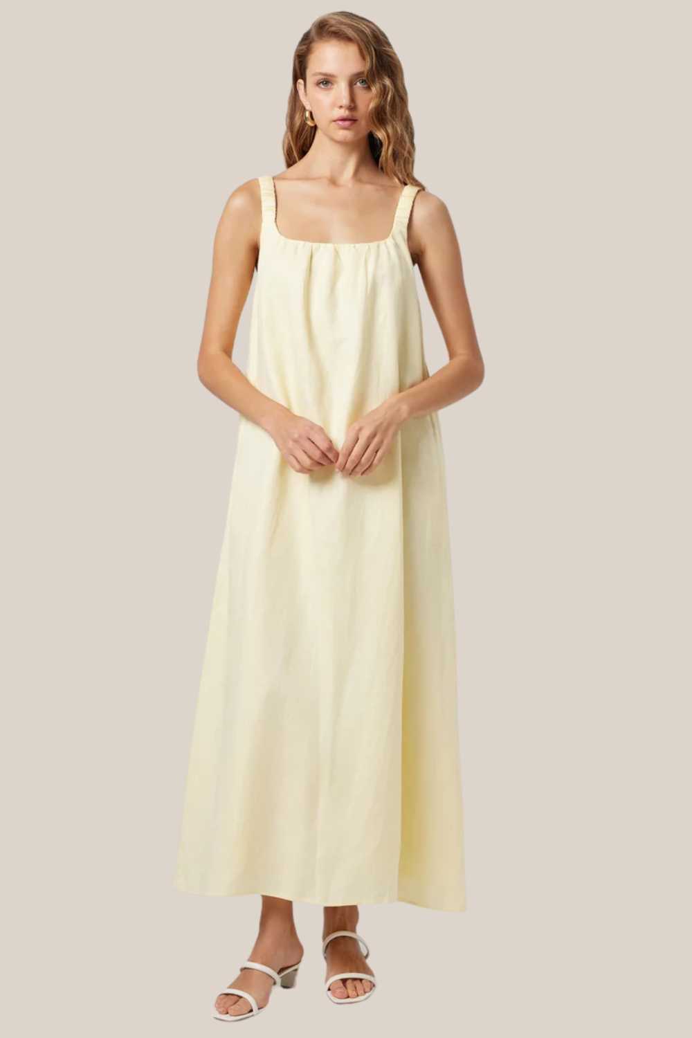 MVN Romantica Linen Maxi Dress