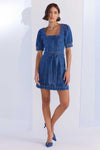 Mink Pink Ellis Denim Panel Mini Dress