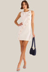 Mink Pink Tabitha Wave Button Mini Dress