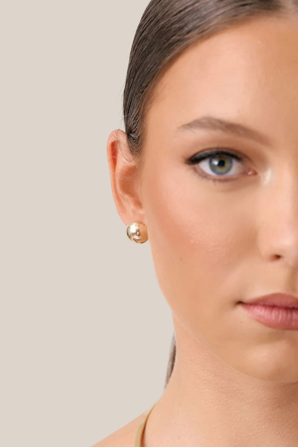 Adorne Mini Dome Earrings