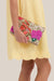 Adorne Claris Sequined Florals Statement Clutch