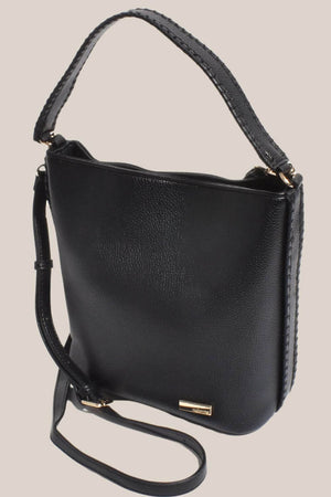 Adorne Stevie Blanket Stitch Bucket Bag