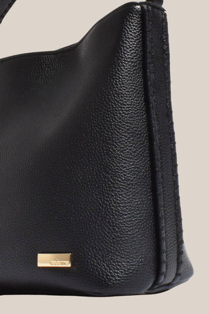 Adorne Stevie Blanket Stitch Bucket Bag