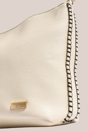 Adorne Stevie Blanket Stitch Bucket Bag