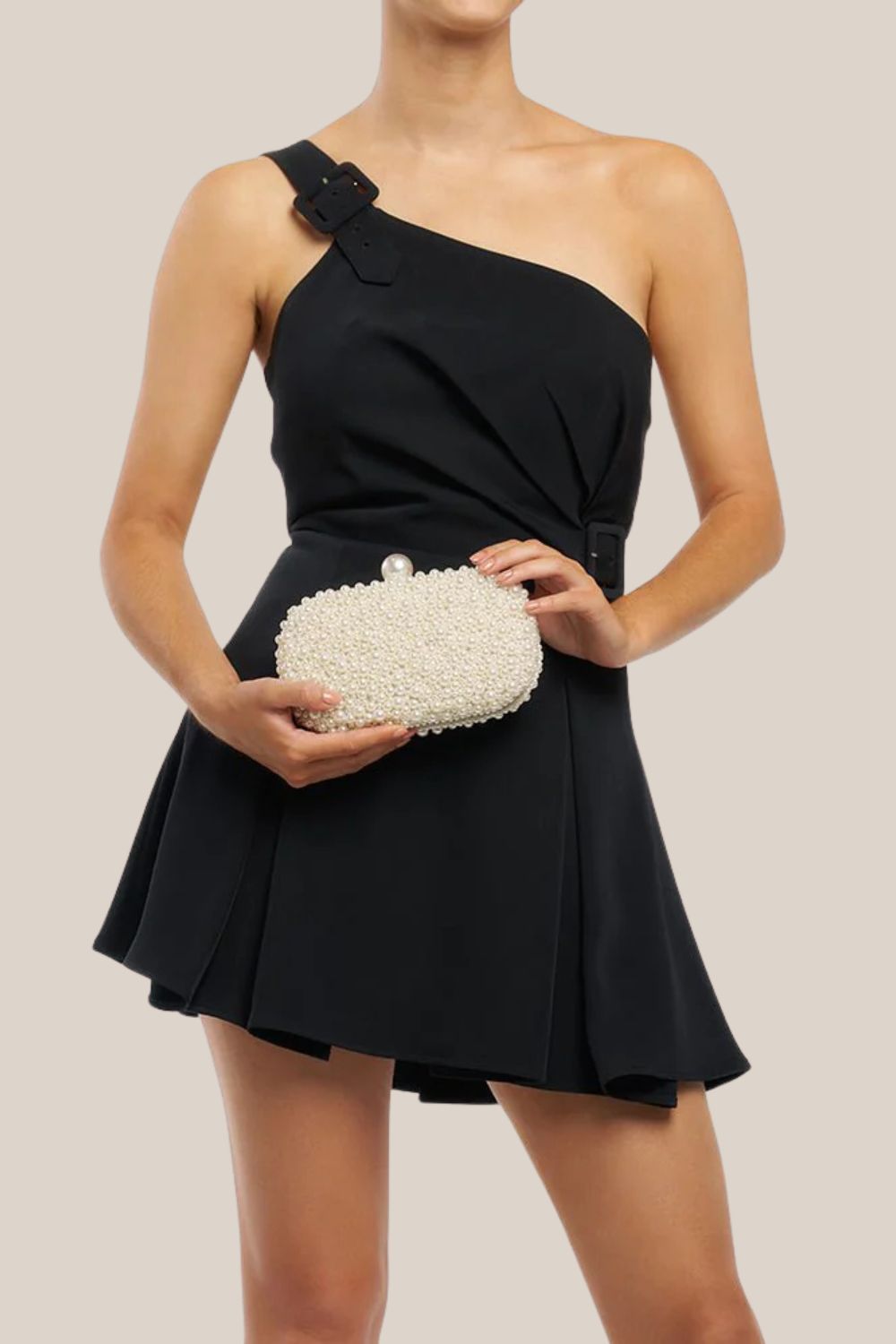 Olga Berg Valentina Pearl Clutch