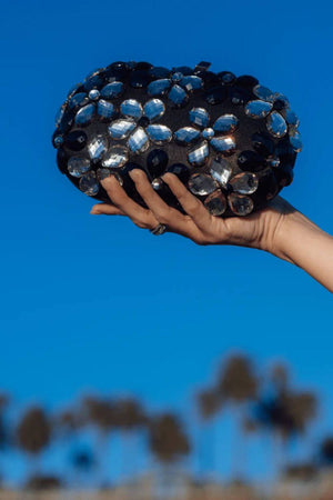Olga Berg Victoria Flower Clutch