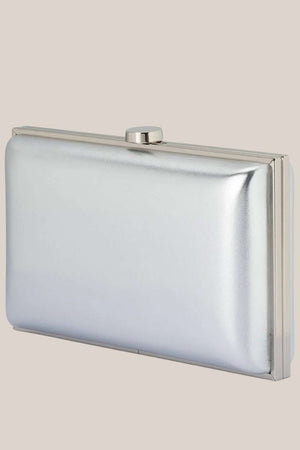 Olga Berg Lucy Metallic Clutch