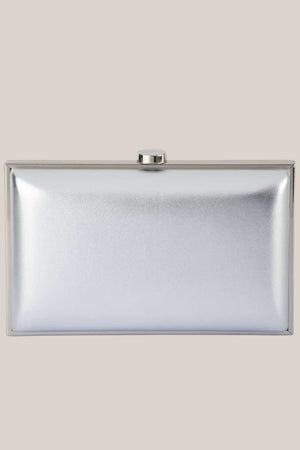 Olga Berg Lucy Metallic Clutch