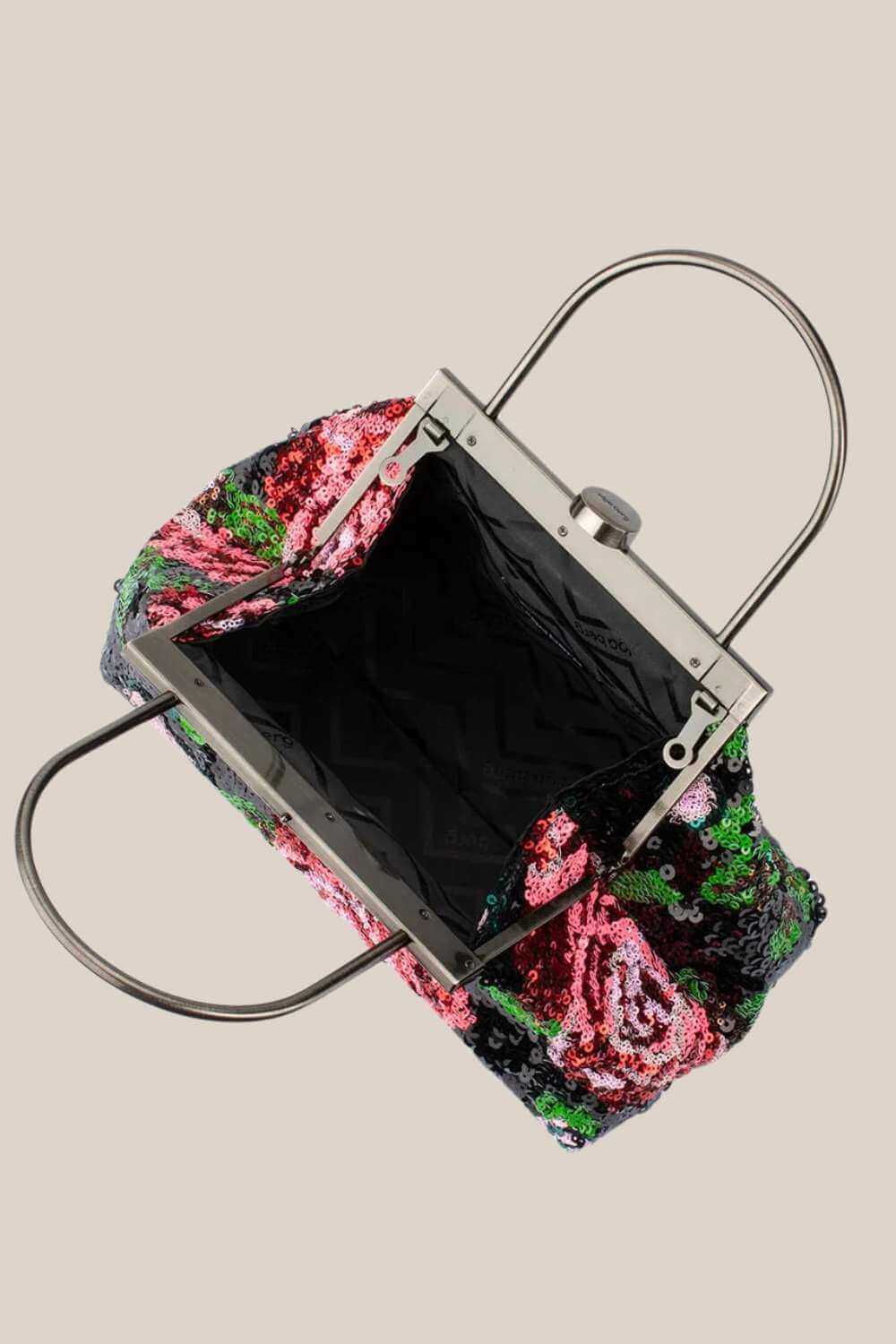 Olga Berg Audrey Sequin Top Handle