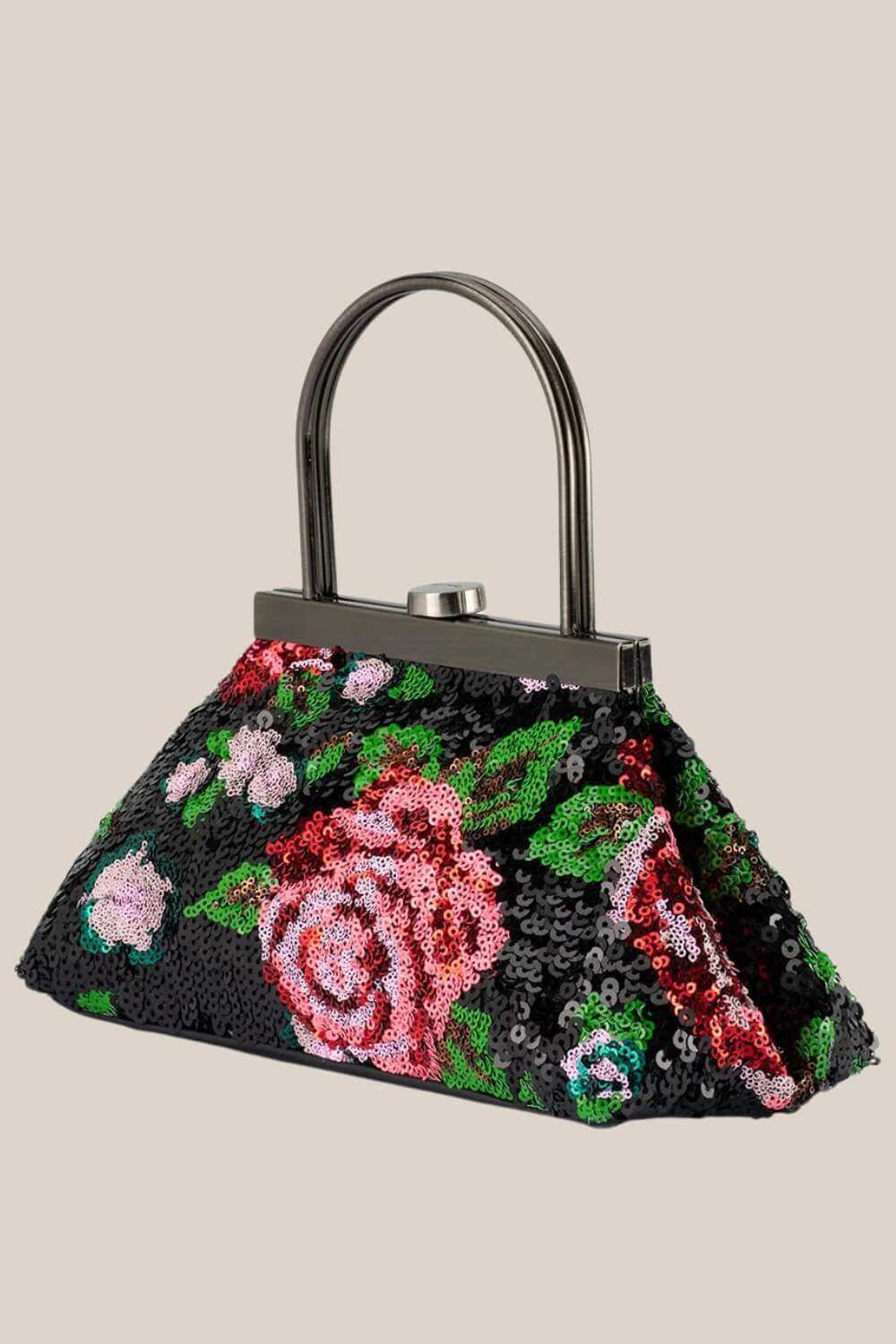 Olga Berg Audrey Sequin Top Handle