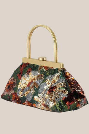 Olga Berg Audrey Sequin Top Handle