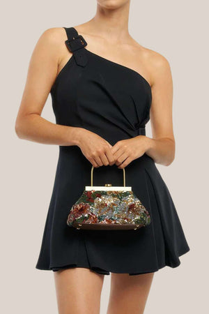 Olga Berg Audrey Sequin Top Handle