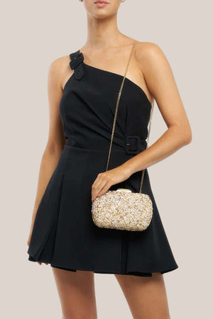 Olga Berg Savannah Pebble Clutch