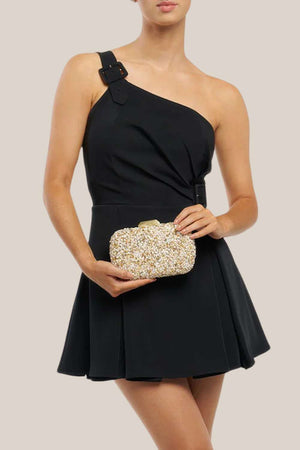 Olga Berg Savannah Pebble Clutch