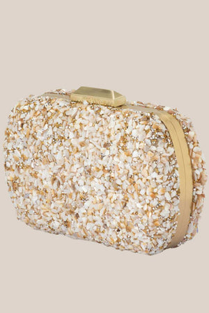 Olga Berg Savannah Pebble Clutch