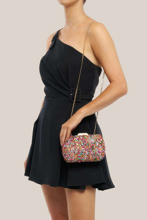 Olga Berg Savannah Pebble Clutch