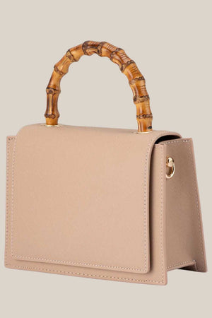 Olga Berg Harley Bamboo Handle Bag