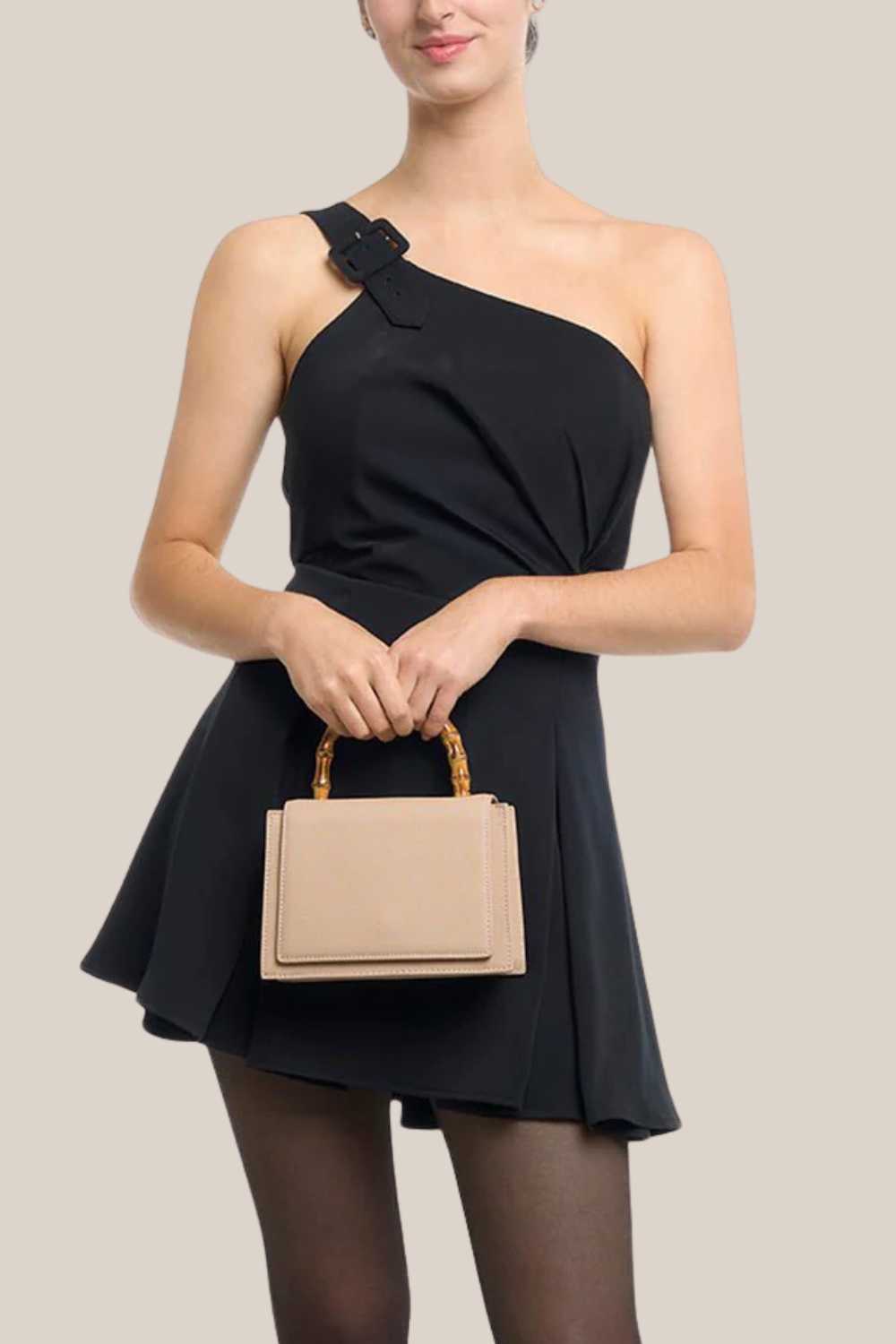 Olga Berg Harley Bamboo Handle Bag