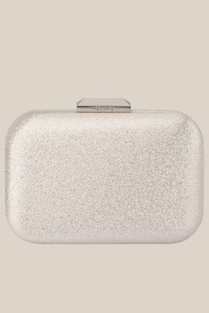 Olga Berg Tamar Metallic Clutch