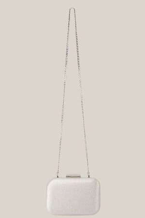 Olga Berg Tamar Metallic Clutch