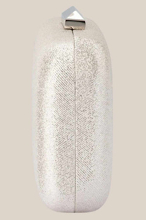 Olga Berg Tamar Metallic Clutch