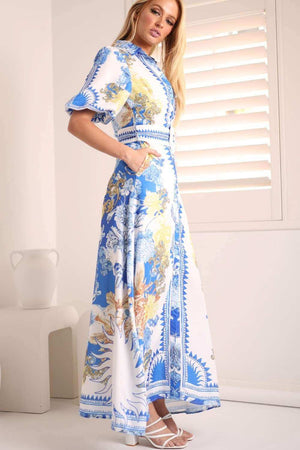 China Doll Euro Maxi Dress