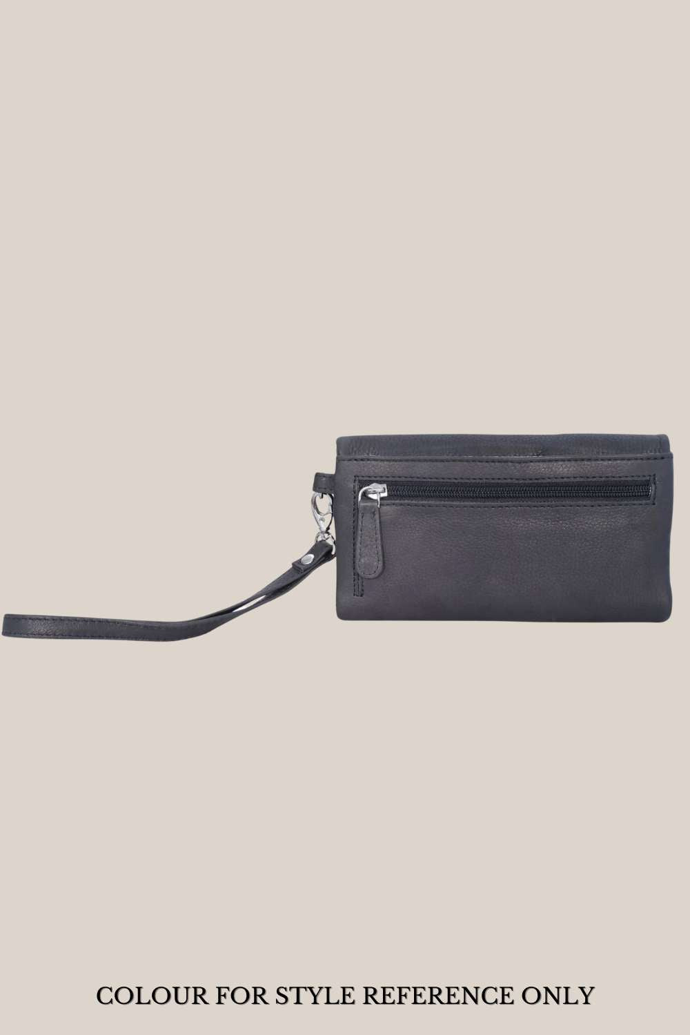 Houston Fashions Small Ladies Leather Trifold Purse