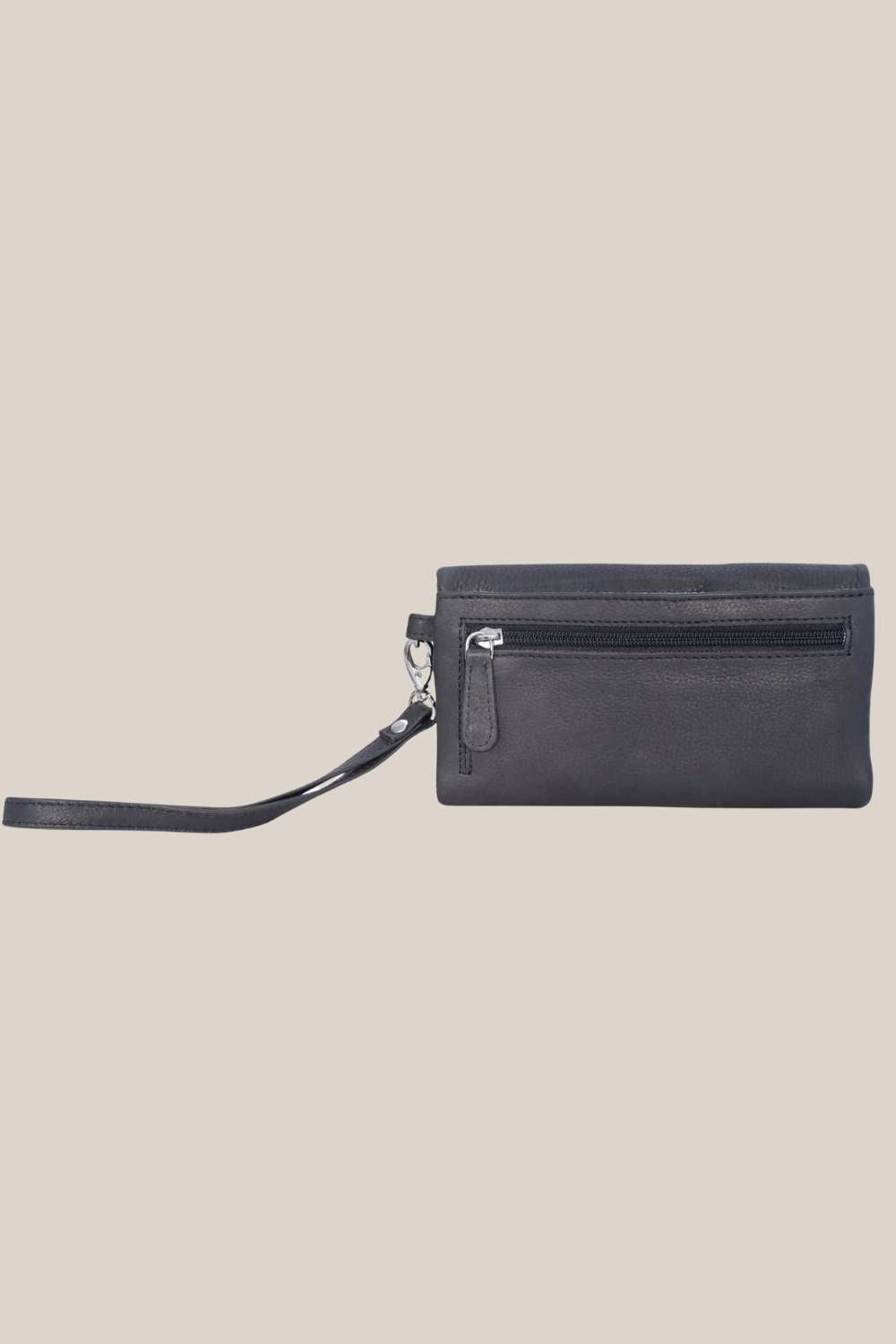 Houston Fashions Small Ladies Leather Trifold Purse