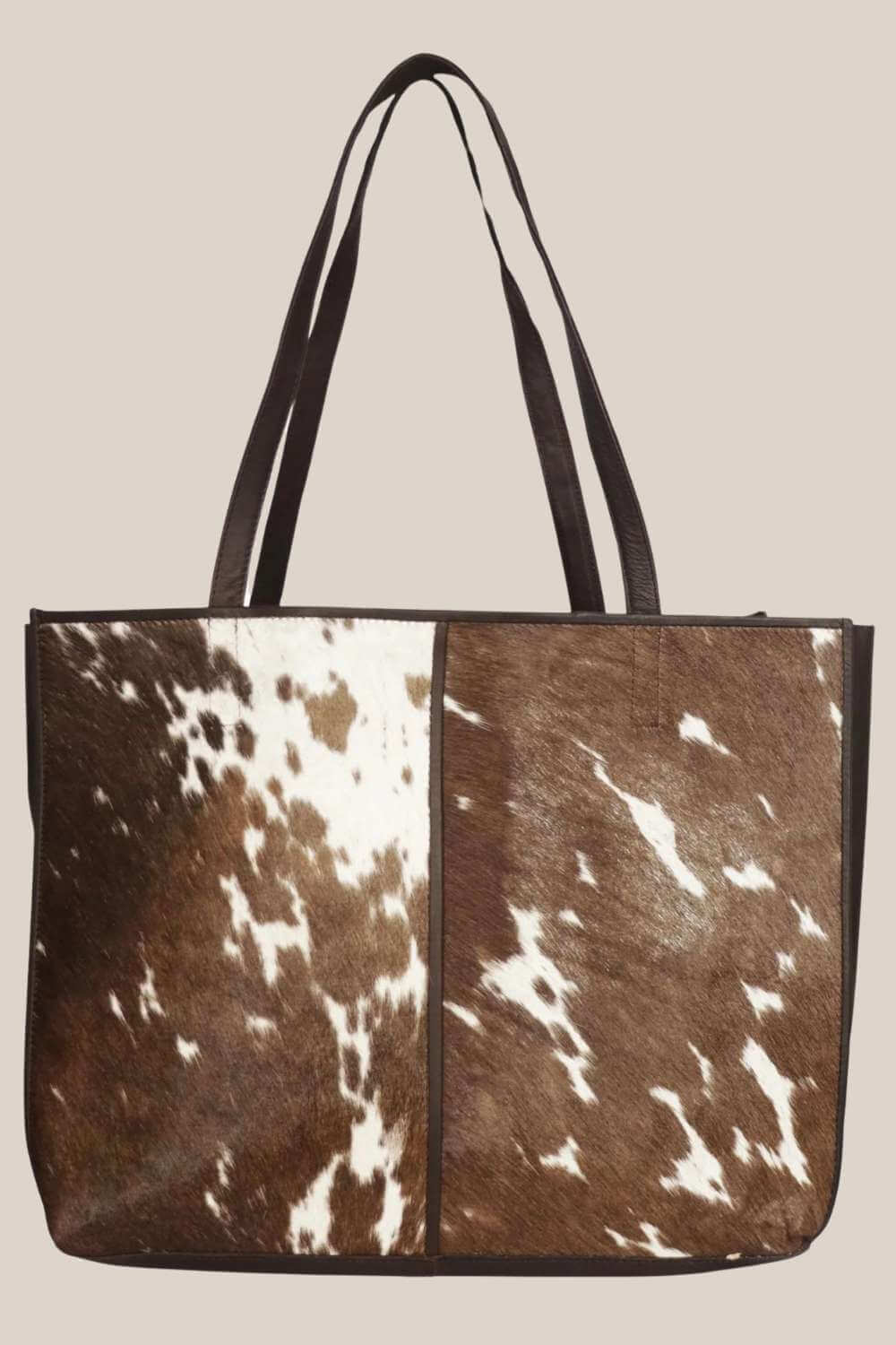 Cenzoni Cowhide Hairon Large Shoulder Bag