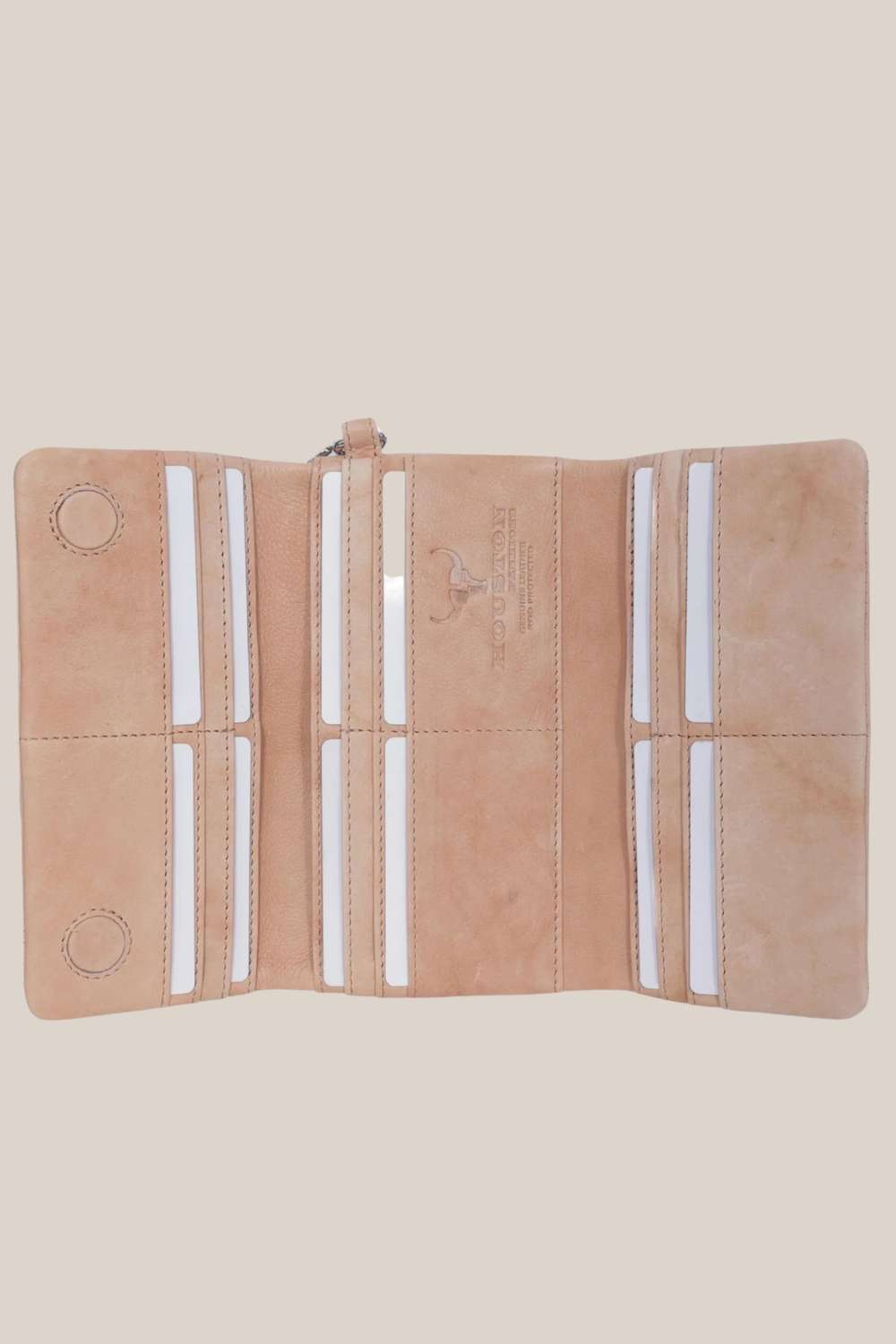 Houston Fashions Small Ladies Leather Trifold Purse