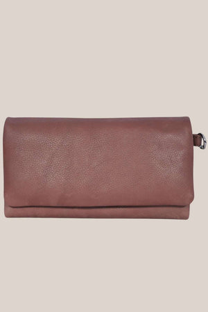 Houston Fashions Small Ladies Leather Trifold Purse