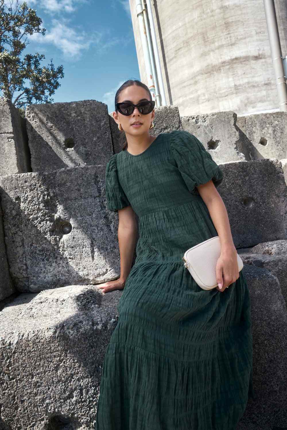 Graceful Tiered Maxi Dress